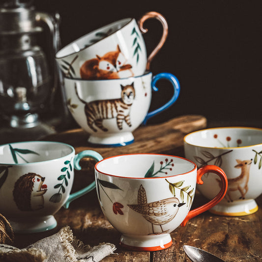 Whimsical Woodland Ceramic Mug Series