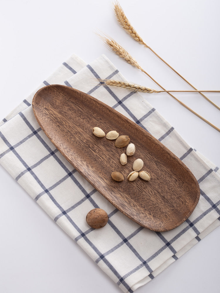 Nordic Naturals Wood Plate Set