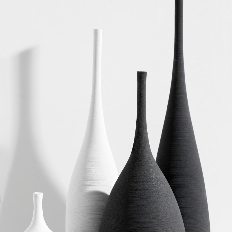 Minimalist Zen Ceramic Vases Collection