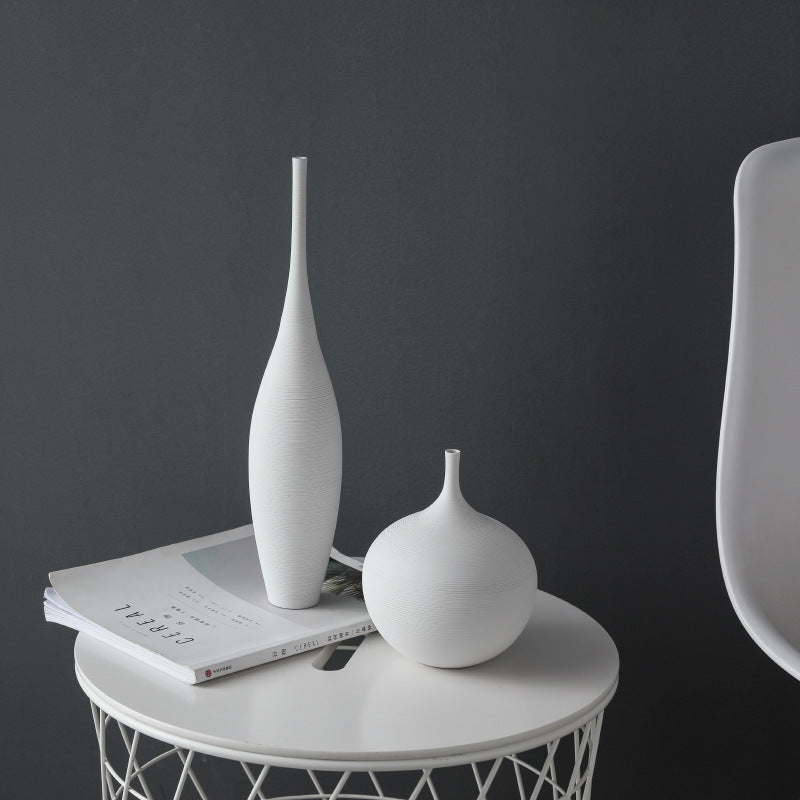 Minimalist Zen Ceramic Vases Collection