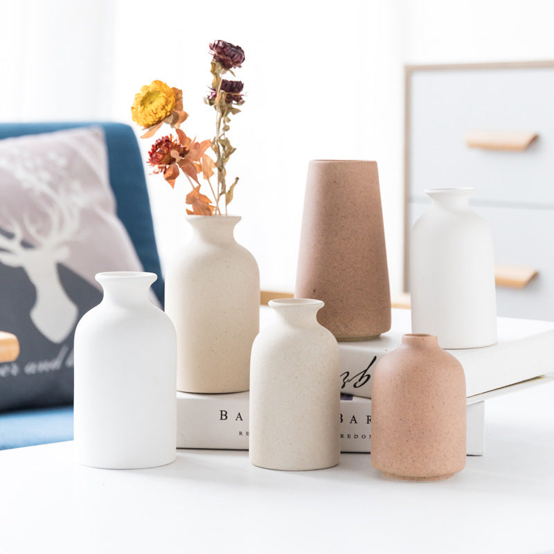 Scandinavian Serenity Ceramic Vase Collection