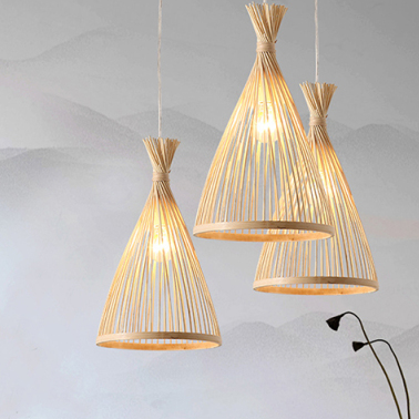 Bamboo Art Pendant Hanging Light